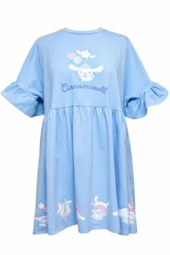 My Violet X JapanLa X Sanrio Cinnamoroll Blue Babydoll Dress New Arrivals