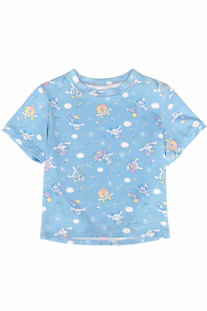 My Violet X JapanLA X Sanrio Cinnamoroll Birthday Party Crop Top - Sm Left!! MV Originals
