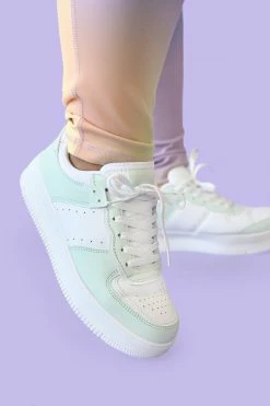 My Violet New Arrivals Mint And White Sneakers - Sizes 5 Left!