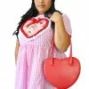 My Violet Red Hot Heart Bag New Arrivals