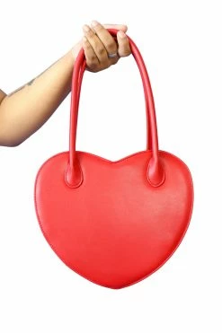 My Violet Red Hot Heart Bag New Arrivals
