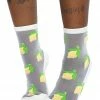 My Violet New Arrivals Sheer Lemon Socks
