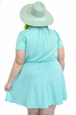My Violet Tea Time Dress - Mint MV Originals