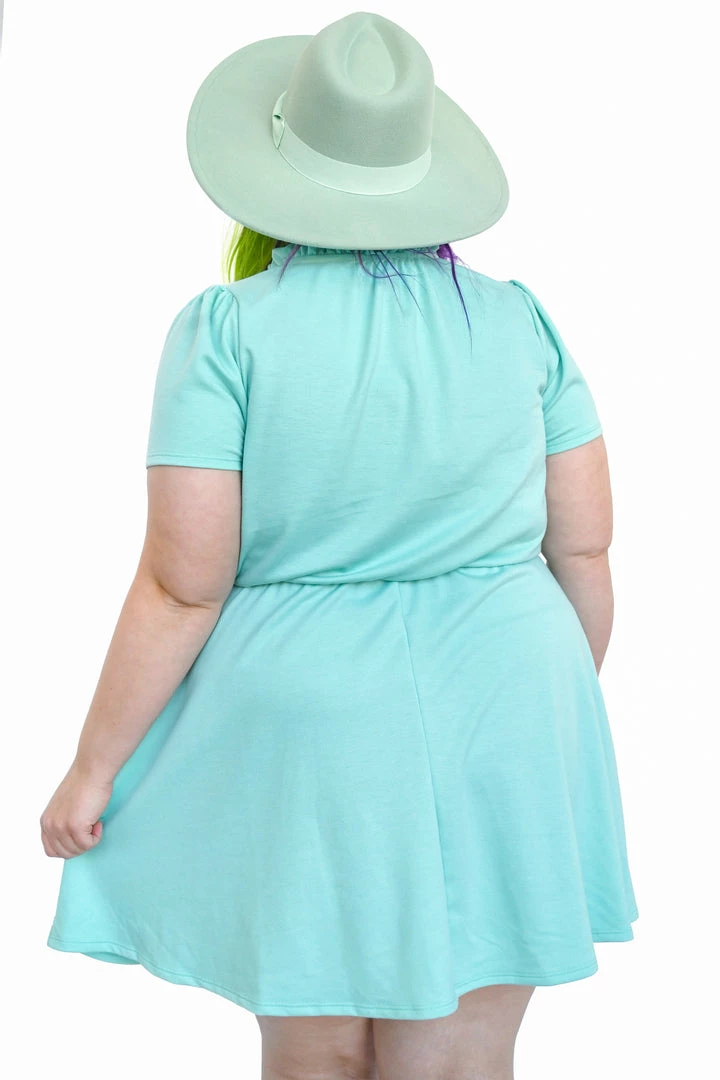 My Violet Tea Time Dress - Mint MV Originals