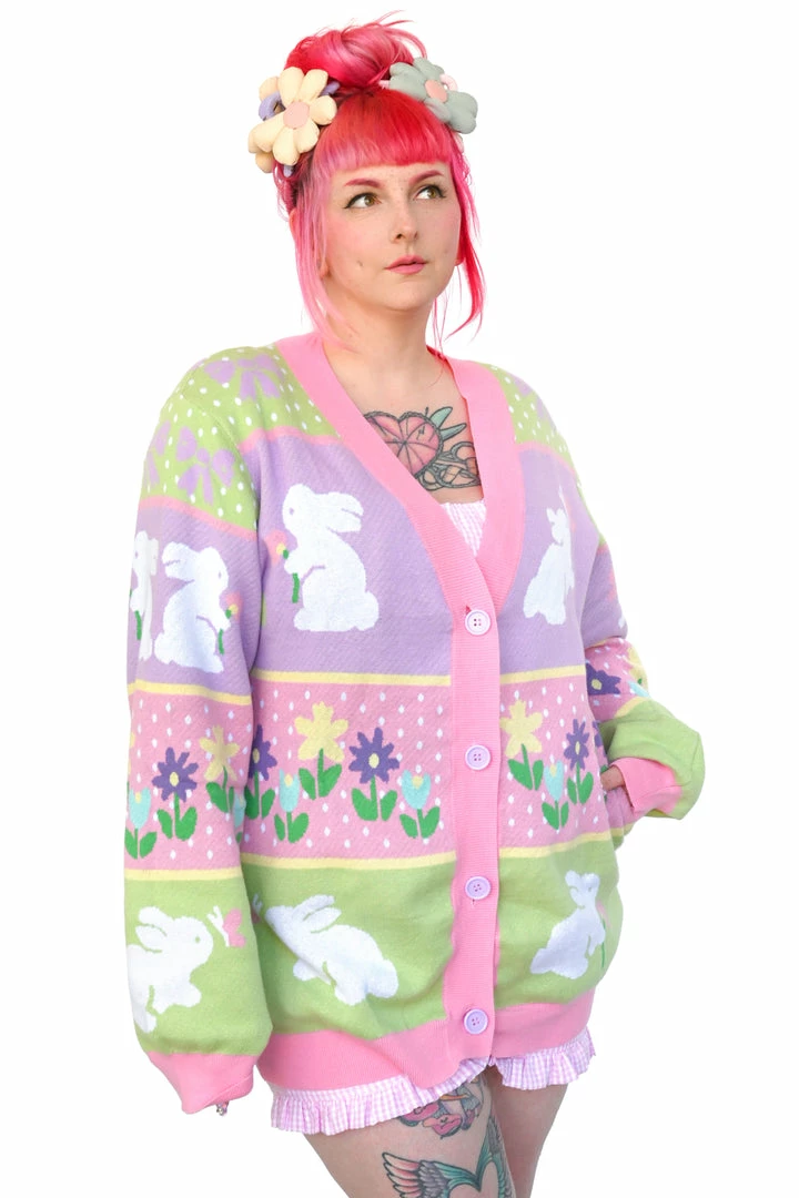 My Violet MV Originals Bunny Garden Sweater