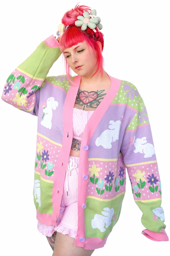 My Violet MV Originals Bunny Garden Sweater