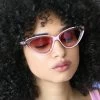 My Violet Retro Shimmer Cat Eye Sunnies