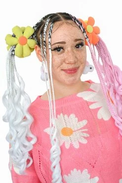 My Violet New Arrivals Flower Puff Clip Set