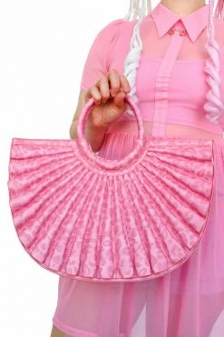 My Violet New Arrivals Pink Leopard Fan Bag