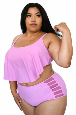 My Violet New Arrivals Spun Sugar Bikini Set (Plus Size)