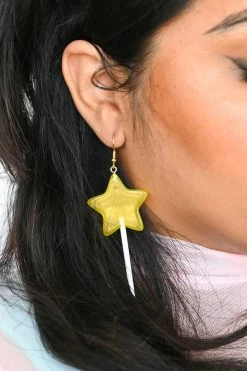 My Violet Star Lollipop Earrings Accessories