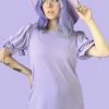 My Violet Bon Bon Puff Sleeve Top - Lavender New Arrivals