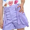 My Violet Suspended Cargo Shorts - Lavender New Arrivals