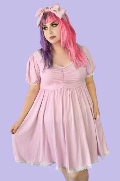 My Violet Lullaby Babydoll Dress