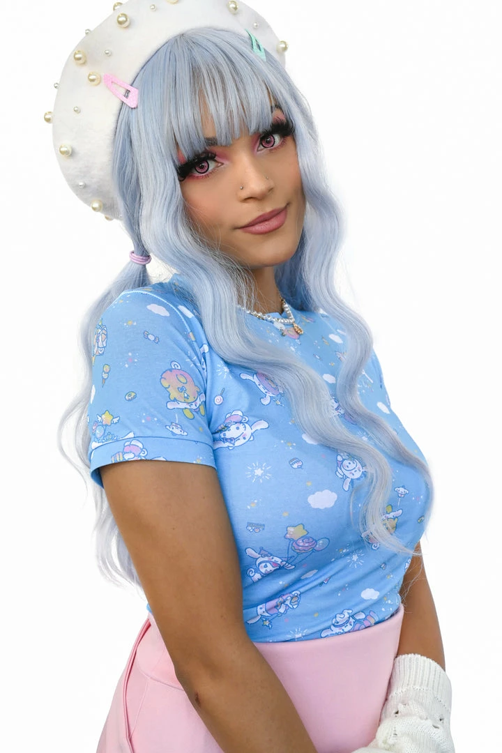 My Violet X JapanLA X Sanrio Cinnamoroll Birthday Party Crop Top - Sm Left!! MV Originals