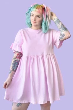 My Violet Khloe Babydoll Dress -Pink MV Originals