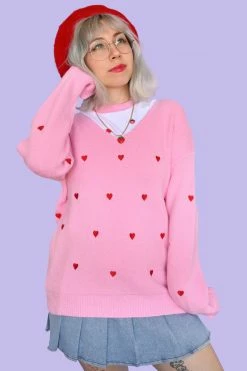 My Violet Petit Heart Sweater New Arrivals