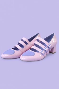 Strange Cvlt New Arrivals Heart Coven Heels - Lavender