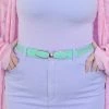 My Violet Charming Mint Bow Belt New Arrivals