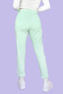 My Violet MV Originals Skinny Mom Jeans - Mint