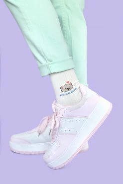 My Violet New Arrivals Hello Bear Socks