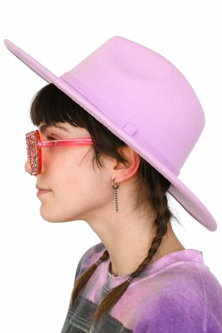 My Violet Lilac Hard Brim Hat New Arrivals