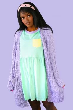 My Violet Cadoodle T-shirt Dress - Mint MV Originals