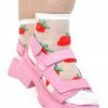 My Violet Strawberry Strut Sandals