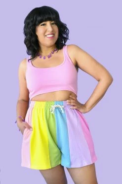 My Violet MV Originals True Rainbow Camp Shorts