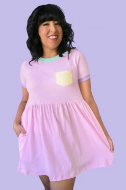 My Violet MV Originals Cadoodle T-shirt Dress - Pink
