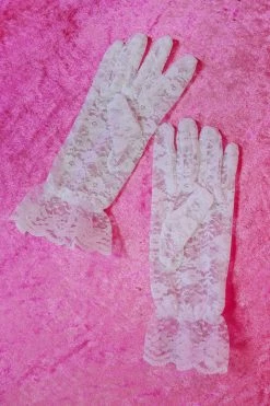 My Violet Stretch Lace Gloves New Arrivals