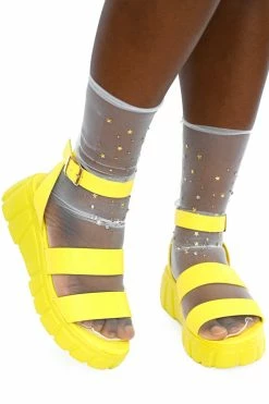 My Violet Starry Skies Mesh Socks