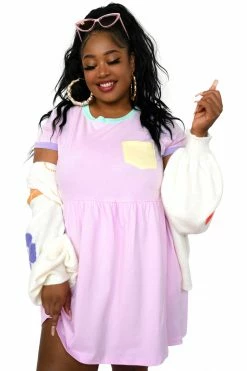 My Violet MV Originals Cadoodle T-shirt Dress - Pink