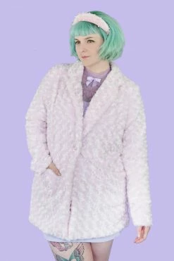 My Violet Roxie Rose Faux Fur Jacket - FINAL SALE MV Originals