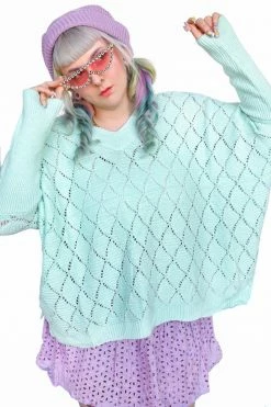 My Violet Mint Mermaid Pullover New Arrivals