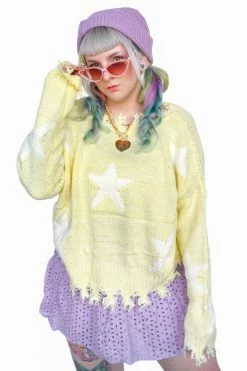 My Violet Buttercream Star Pullover