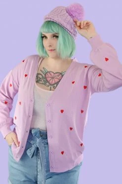 My Violet Be Mine Cropped Cardigan New Arrivals