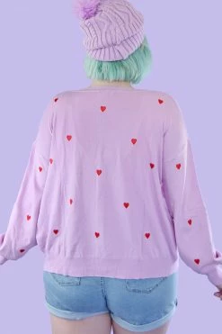 My Violet Be Mine Cropped Cardigan New Arrivals