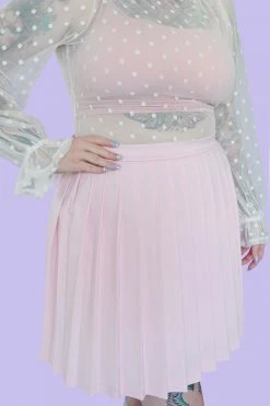 My Violet MV Originals Polly Pink Pleated Skirt - (Size Small & X-Small Left!) FINAL SALE