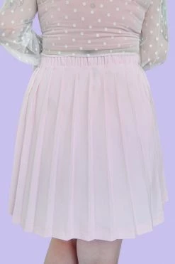 My Violet MV Originals Polly Pink Pleated Skirt - (Size Small & X-Small Left!) FINAL SALE