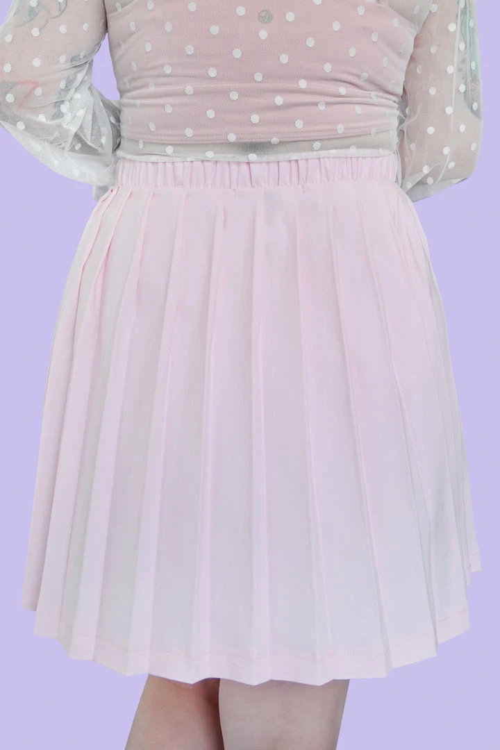 My Violet MV Originals Polly Pink Pleated Skirt - (Size Small & X-Small Left!) FINAL SALE