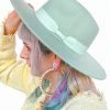 My Violet New Arrivals Seafoam Hard Brim Hat