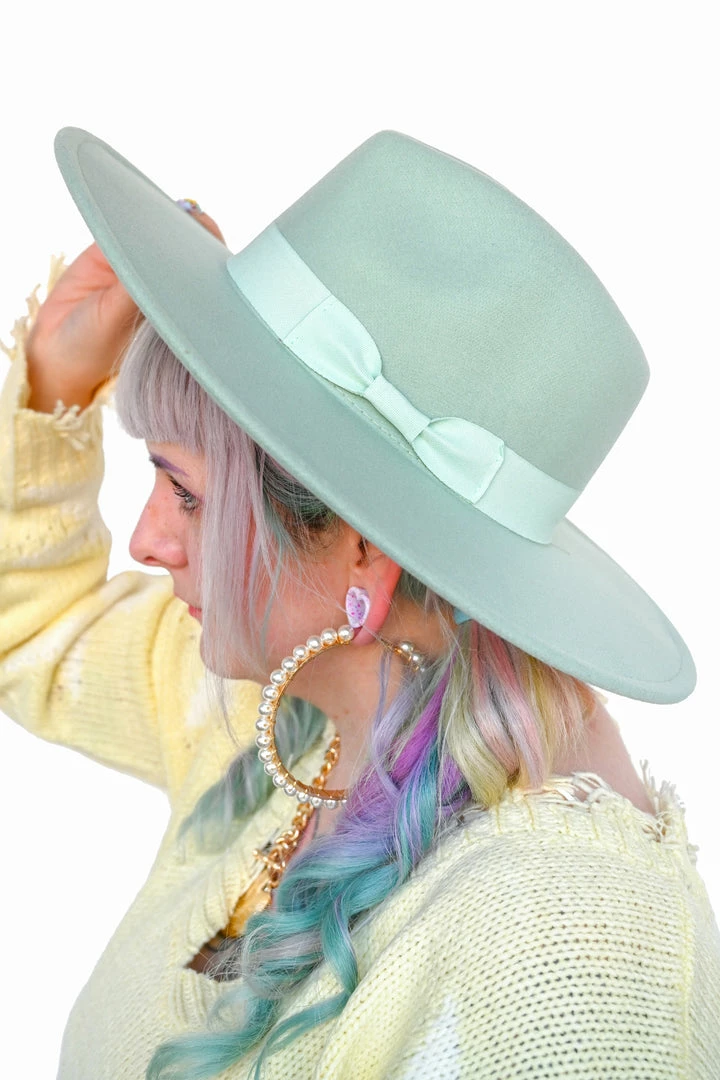 My Violet New Arrivals Seafoam Hard Brim Hat