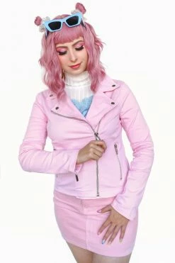 My Violet Pink Denim Jacket MV Originals