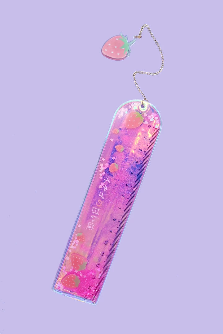 My Violet Strawberry Bookmark Ruler New Arrivals