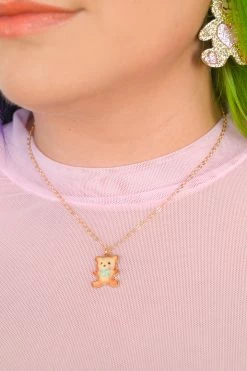 My Violet New Arrivals Charming Teddy Necklace
