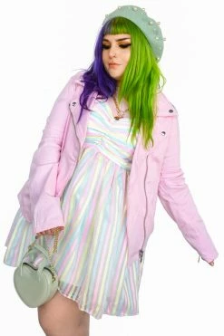 My Violet Pink Denim Jacket MV Originals