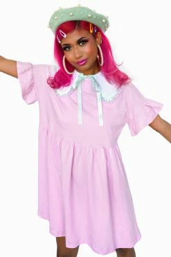 My Violet Khloe Babydoll Dress -Pink MV Originals