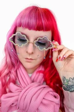 My Violet New Arrivals Rainy Day Sunglasses - Blue