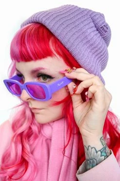 My Violet Ultravox Retro Sunglasses